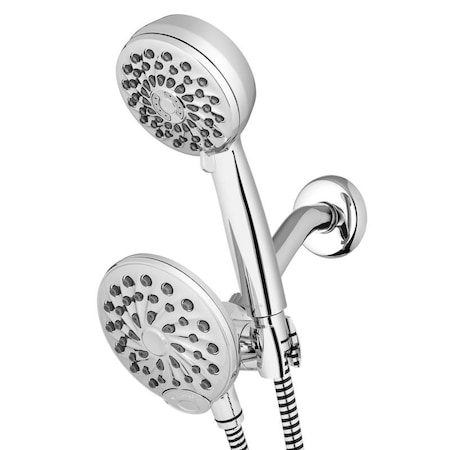Waterpik Waterpik PowerPulse Chrome 8 settings Showerhead Combo 1.8 gpm XPB-133E/763E
